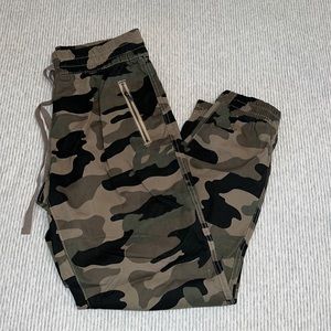 Camo Print Joggers